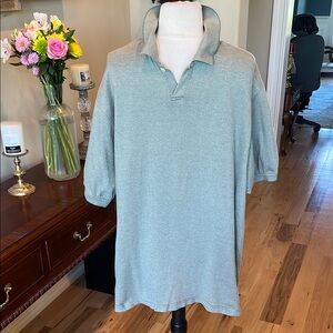 Bill Blass Men's Green Print Polo Shirt